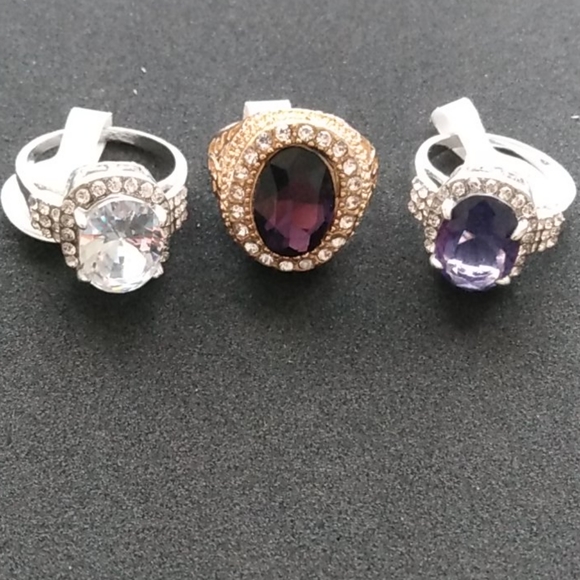 Bundle of Three rings size 9 ! Gorgeous - Picture 2 of 3